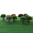 Pack of 10 Pieces Model Trees Layout Scenery Diorama Wargame 1:150 N Scale