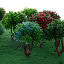 Pack of 10 Pieces Model Trees Layout Scenery Diorama Wargame 1:150 N Scale