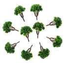 Pack of 10 Pieces Model Trees Layout Scenery Diorama Wargame 1:150 N Scale
