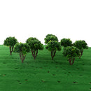 Pack of 10 Pieces Model Trees Layout Scenery Diorama Wargame 1:150 N Scale