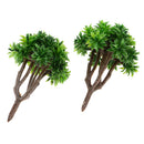 Pack of 10 Pieces Model Trees Layout Scenery Diorama Wargame 1:150 N Scale