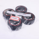 4 Pieces 64mm Rubber On Road Tyre Drift Tires Wheel Rim 12mm Hub for 1/10 HSP HPI RC Drifting Car Parts 9068-8002