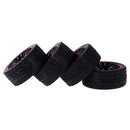 4 Pieces 64mm Rubber On Road Tyre Drift Tires Wheel Rim 12mm Hub for 1/10 HSP HPI RC Drifting Car Parts 9068-8002
