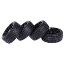 4 Pieces 64mm Rubber On Road Tyre Drift Tires Wheel Rim 12mm Hub for 1/10 HSP HPI RC Drifting Car Parts 9065-8003