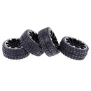 4 Pieces 64mm Rubber On Road Tyre Drift Tires Wheel Rim 12mm Hub for 1/10 HSP HPI RC Drifting Car Parts 601B-6017