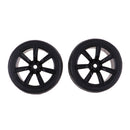 4 Pieces 64mm Rubber On Road Tyre Drift Tires Wheel Rim 12mm Hub for 1/10 HSP HPI RC Drifting Car Parts 702-6088