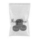 Pack of 4 Rubber Tyre Tyres Tires Wheel Rim Hex 12mm Fits for 1/10 RC Remote Controlled Racing Car 9047-6087