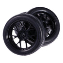 4 Pieces 64mm Rubber On Road Tyre Drift Tires Wheel Rim 12mm Hub for 1/10 HSP HPI RC Drifting Car Parts 907B-6081