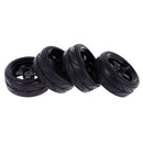 Pack of 4 Rubber Tyre Tyres Tires Wheel Rim Hex 12mm Fits for 1/10 RC Remote Controlled Racing Car 6030-6081