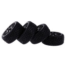 Pack of 4 Rubber Tyre Tyres Tires Wheel Rim Hex 12mm Fits for 1/10 RC Remote Controlled Racing Car 910B-8001