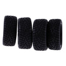 Pack of 4 Rubber Tyre Tyres Tires Wheel Rim Hex 12mm Fits for 1/10 RC Remote Controlled Racing Car 910B-8001