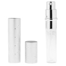10ml Empty Glass Portable Perfume Fragrance Spray Bottle Atomizer Scent Refillable Travel Gift Collectable Silver