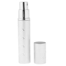 10ml Empty Glass Portable Perfume Fragrance Spray Bottle Atomizer Scent Refillable Travel Gift Collectable Silver