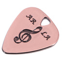Practical Metal Guitar Pick Plectrum for Bass Acoustic Electric Guitar Replacement Part Red Bronze