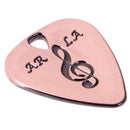 Practical Metal Guitar Pick Plectrum for Bass Acoustic Electric Guitar Replacement Part Red Bronze