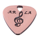 Practical Metal Guitar Pick Plectrum for Bass Acoustic Electric Guitar Replacement Part Red Bronze