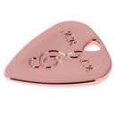 Practical Metal Guitar Pick Plectrum for Bass Acoustic Electric Guitar Replacement Part Rose Gold