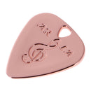 Practical Metal Guitar Pick Plectrum for Bass Acoustic Electric Guitar Replacement Part Rose Gold