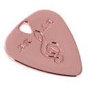 Practical Metal Guitar Pick Plectrum for Bass Acoustic Electric Guitar Replacement Part Rose Gold