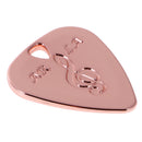 Practical Metal Guitar Pick Plectrum for Bass Acoustic Electric Guitar Replacement Part Rose Gold