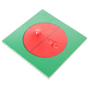 Wooden Fraction Insert Boards Wodoen Toy for Kids Montessori Early Developing