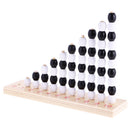 Black White Beads Frame for Kids Montessori Math Odds Evens Early Learning Wooden Toy