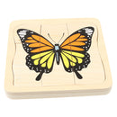 The Growth Process of Butterfly Jigsaw Puzzles Matching Toy for Kids Montessori Early Developing Toy