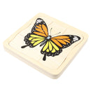The Growth Process of Butterfly Jigsaw Puzzles Matching Toy for Kids Montessori Early Developing Toy