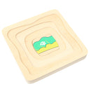 The Growth Process of Butterfly Jigsaw Puzzles Matching Toy for Kids Montessori Early Developing Toy