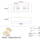 2pcs Replacement Guitar Pickup Vintage Soap Bar Cream Pickups for P-90 Electric Guitar Accessories
