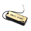 A Pair of Soap-bar Pickup 50/52mm Pole Spacing Black for Gb P-90 Electric Guitar Replacement Parts