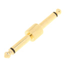 Set of 4 Pieces Adaptor Instrument Guitar Pedal Coupler Connector Straight