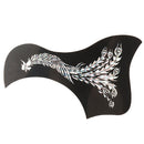 40'' 41'' Acoustic Folk Guitar Scratch Plate Pickguard with Silver Phoenix Pattern Musicians Gift