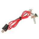 Set of Professional Circuit Wiring Harness for Acoustic Guitar Part Kit Pickup Selector 1V/1T/1J 500k Pot