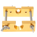 PRO Gold Adjustable Mouthpiece Puller Tool Brass Intrument Trumpet Tuba Mouth Piece Remover 11x10x3.5cm/4.33x3.93x1.37