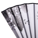 Fashionable Bamboo Foldable Chinese Handheld Fan Women Girls Prom Wedding Party Decor Accessory