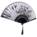 Fashionable Bamboo Foldable Chinese Handheld Fan Women Girls Prom Wedding Party Decor Accessory