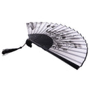Fashionable Bamboo Foldable Chinese Handheld Fan Women Girls Prom Wedding Party Decor Accessory