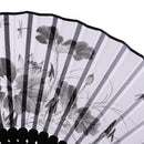 Fashionable Bamboo Foldable Chinese Handheld Fan Women Girls Prom Wedding Party Decor Accessory