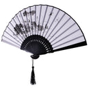 Fashionable Bamboo Foldable Chinese Handheld Fan Women Girls Prom Wedding Party Decor Accessory
