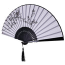 Fashionable Bamboo Foldable Chinese Handheld Fan Women Girls Prom Wedding Party Decor Accessory