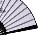 Fashionable Bamboo Foldable Chinese Handheld Fan Women Girls Prom Wedding Party Decor Accessory