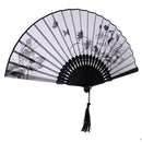 Fashionable Bamboo Foldable Chinese Handheld Fan Women Girls Prom Wedding Party Decor Accessory