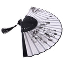 Fashionable Bamboo Foldable Chinese Handheld Fan Women Girls Prom Wedding Party Decor Accessory