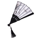 Fashionable Bamboo Foldable Chinese Handheld Fan Women Girls Prom Wedding Party Decor Accessory