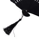 Fashionable Bamboo Foldable Chinese Handheld Fan Women Girls Prom Wedding Party Decor Accessory
