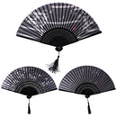 Fashionable Bamboo Foldable Chinese Handheld Fan Women Girls Prom Wedding Party Decor Accessory