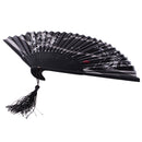 Fashionable Bamboo Foldable Chinese Handheld Fan Women Girls Prom Wedding Party Decor Accessory