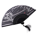 Fashionable Bamboo Foldable Chinese Handheld Fan Women Girls Prom Wedding Party Decor Accessory