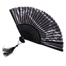 Fashionable Bamboo Foldable Chinese Handheld Fan Women Girls Prom Wedding Party Decor Accessory